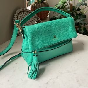 Kate Spade Fold Over Handbag with Tassel